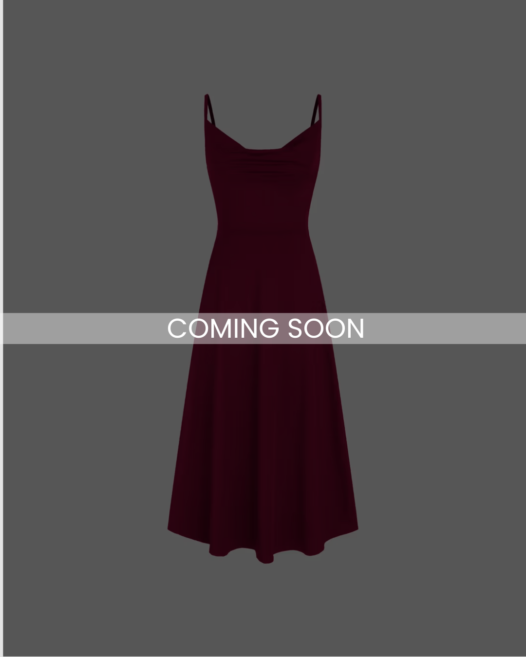 SO CINCHED™ COWL NECK MAXI DRESS WITH BUILT-IN BRA