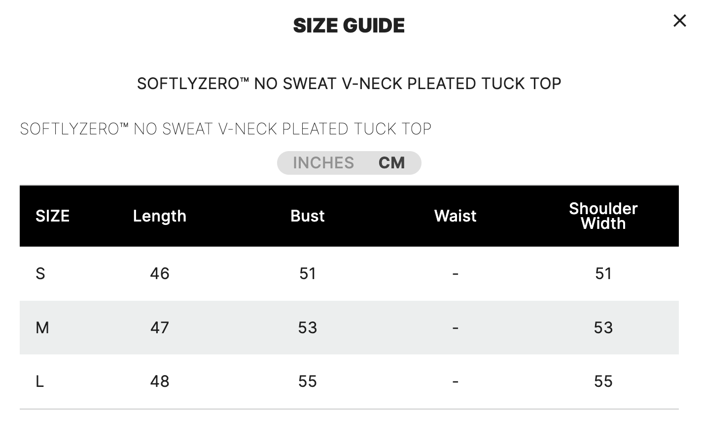 SOFTLYZERO™ NO SWEAT V-NECK PLEATED TUCK TOP