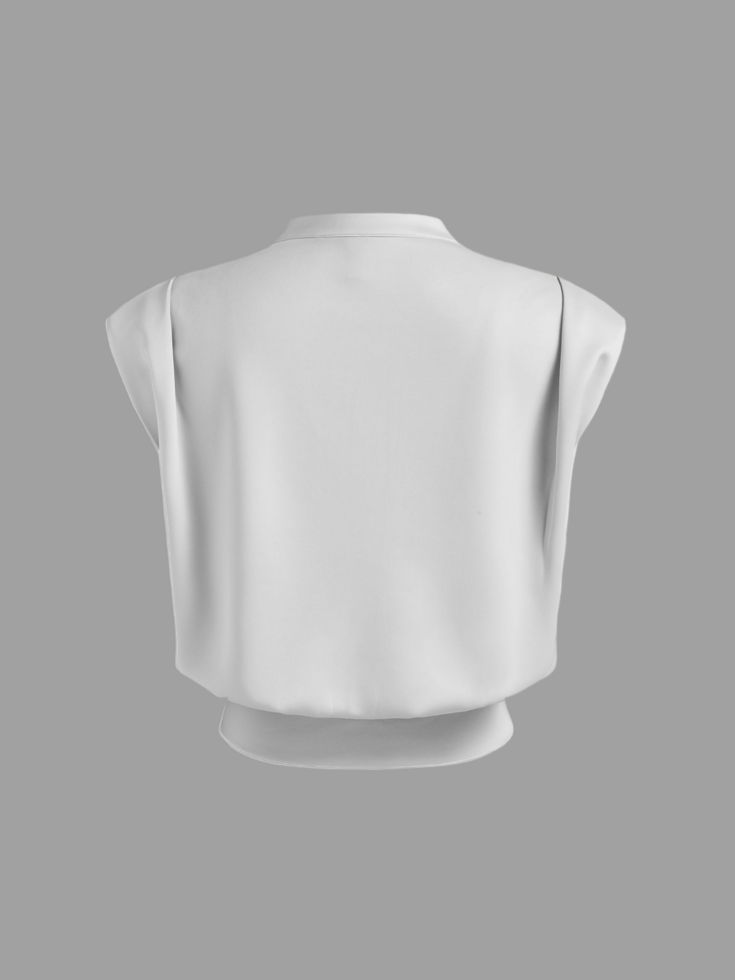 SOFTLYZERO™ NO SWEAT V-NECK PLEATED TUCK TOP