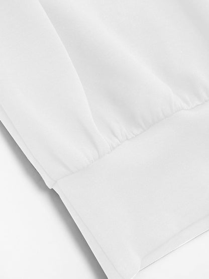 SOFTLYZERO™ NO SWEAT V-NECK PLEATED TUCK TOP