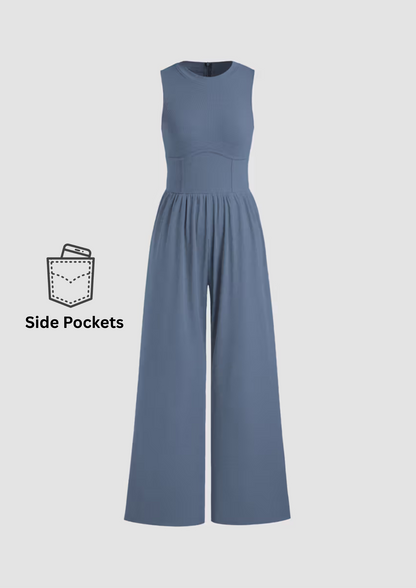 GO WITH THE FLOW™ JUMPSUIT WITH POCKETS