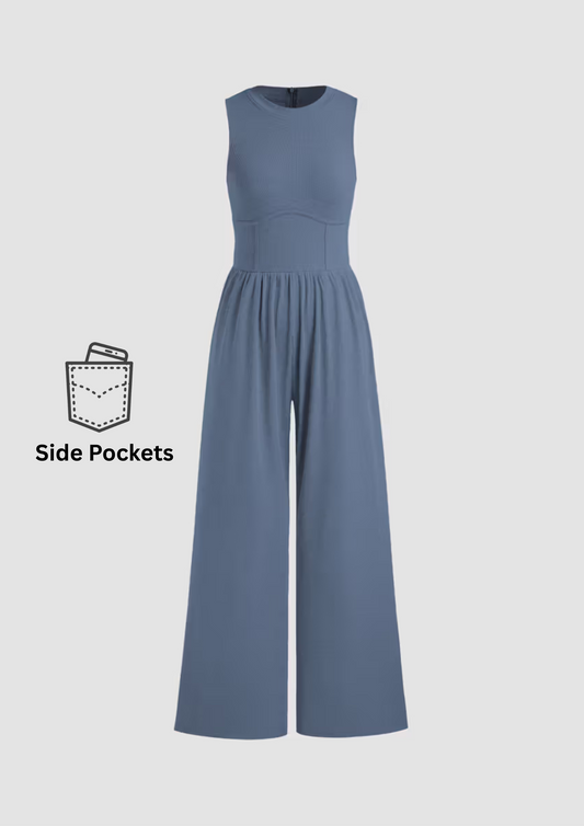 GO WITH THE FLOW™ JUMPSUIT WITH POCKETS