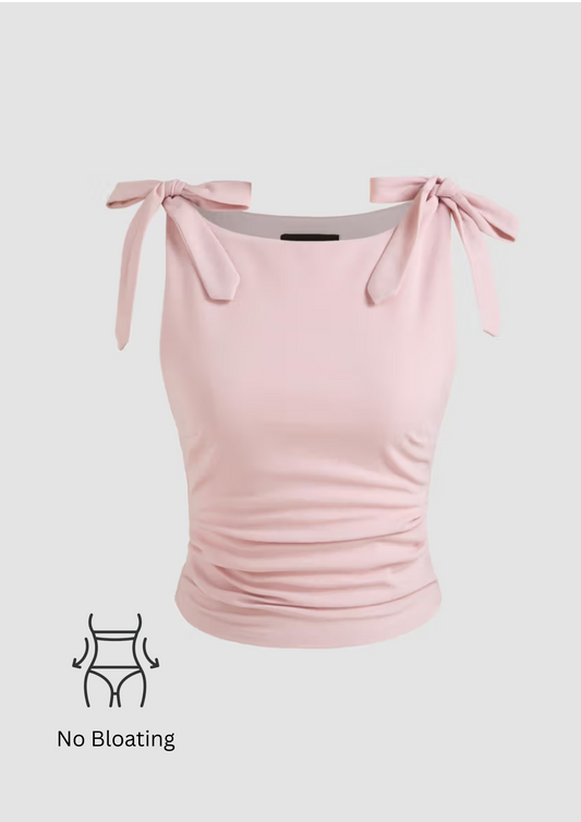 BOW IT ALL™ SCOOP NECK TOP